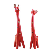 FQ Marke Tisch Dekoration 3d Handwerk Giraffe Statuen Spielzeug aus Holz Tier